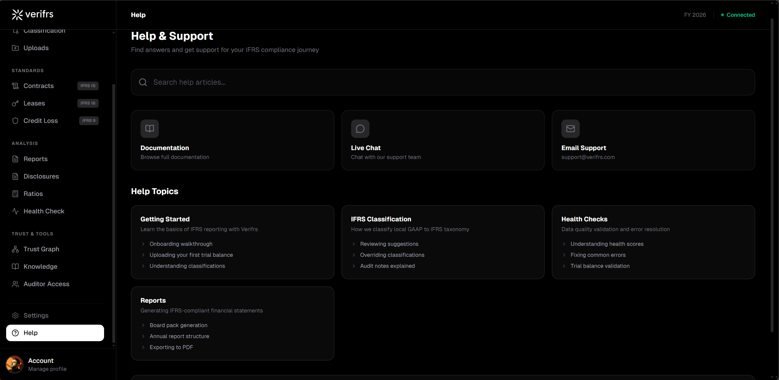 Professional Support